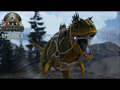 How NOT to Tame a Carcharodontosaurus!!! - Ark Fjordur Ep 5