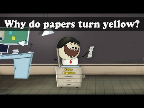 Oxidation - Why do papers turn yellow? | #aumsum #kids #science #education #children