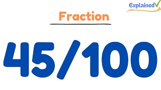 45/100 as a Decimal
