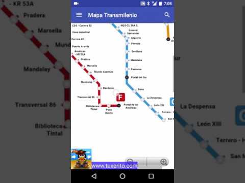 Rutas Transmilenio y SITP video