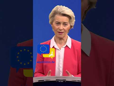 Your freedom is our #freedom! Slava Ukraini -Long live Europe! Von der Leyen #eudebates #war #russia