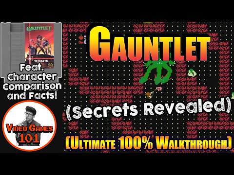 Gauntlet NES Walkthrough | 100% Guide w/Character Comparison | Video Games 101