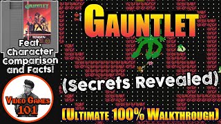 Gauntlet NES Walkthrough | 100% Guide w/Character Comparison | Video Games 101