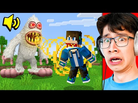 I Scared My Friend as MY SINGING MONSTERS in Minecraft - Gameplay, Kingdom Kids Zone, Minecraft - EYstreem