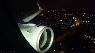 [FLIGHT LANDING] Swiss A320neo - Late Night Landing into Zurich from Barcelona