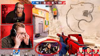 GRINGOS FICAM EM CHOQUE! STREAMERS REAGEM À JOGADA INSANA DO FALLEN CONTRA A NAVI