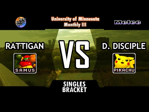 UoM-M3: Melee Singles Bracket - Rattigan (Samus) vs. D. Disciple (Pikachu)