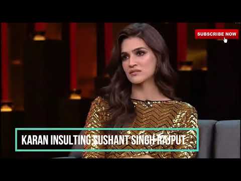 Sushant Singh Rajput insult by Karan Johar in Koffee with Karan Show||I Support Kangana Ranaut