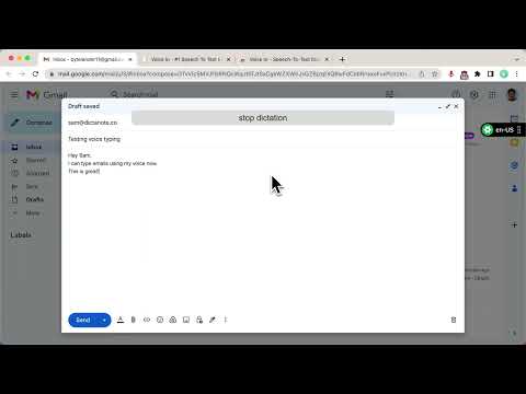 Voice Typing in Gmail (Demo)