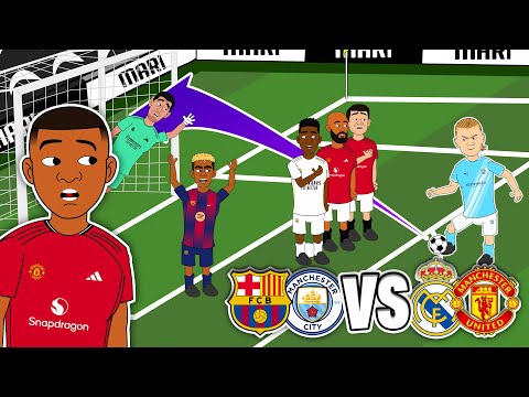 Real Madrid & Manchester United vs Barcelona & Manchester City [Episode 2]