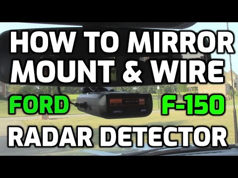 2021+ Ford F-150 F-250 Mirror Mount Radar Detector Install