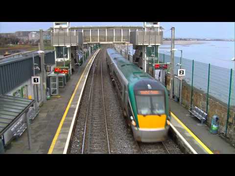 Irish Rail 22000 class DMU - Booterstown Station