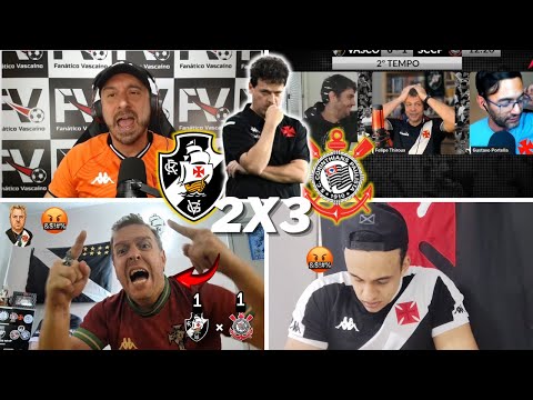 REAÇÕES DOS VASCAINOS REVOLTADOS | VASCO 2 X 3 CORINTHIANS | BRASILEIRÃO 2025 | VAMOS RIR KKKKK
