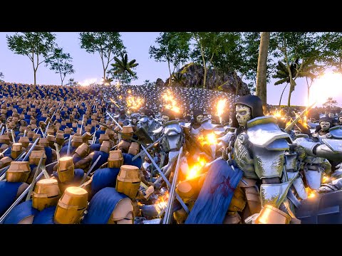 20 000 Golden Knights VS 17 000 Soul Tyrants - Ultimate Epic Battle Simulator 2 - Uebs 2 - UEBS 2022