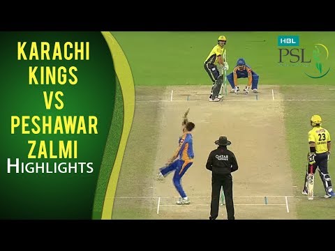 PSL 2017 Playoff 3: Karachi Kings vs. Peshawar Zalmi Highlights