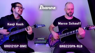 Video thumbnail for Ibanez GRG121SP & GRG220PA - Guitar Demo - Kenji Koch & Marco Schauff by Ibanez Germany