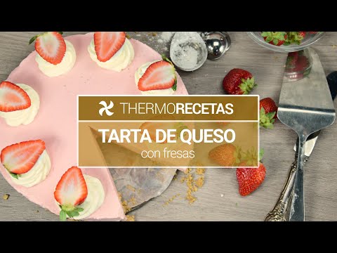 TARTA DE QUESO Y FRESAS 🍰🍓 SIN HORNO!!