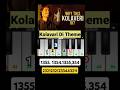 Kolaveri Di Theme Easy Piano Tutorial Shorts Piano Theme