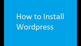 Download the video "How to Install Wordpress on Xampp Locally"