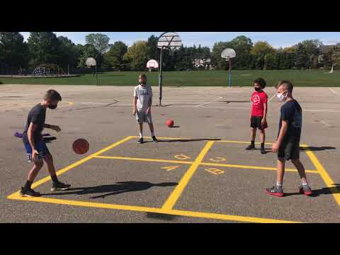 4 square rules Grades 3rd and up Bluffsview playground