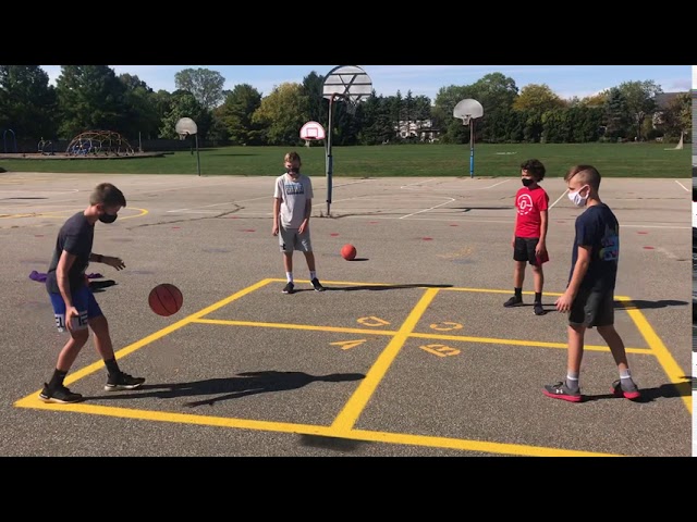 4 square rules Grades 3rd and up Bluffsview playground