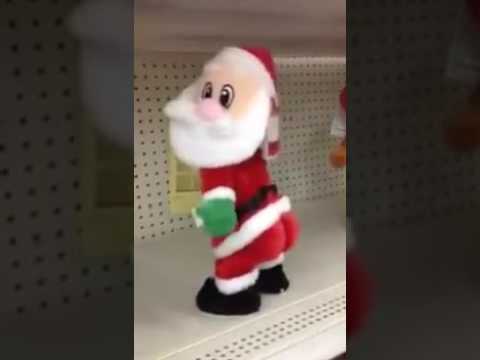 Santa claus mueve el bote