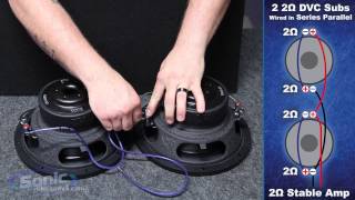 How to Wire Two Dual 2 ohm Subwoofers to a 2 ohm Final Impedance | Car Audio 101