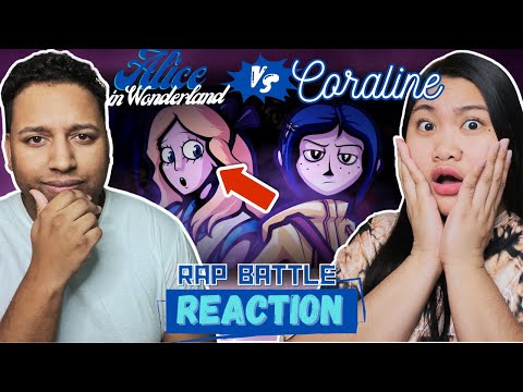 Coraline vs. Alice in Wonderland - Rap Battle! | Couple reacts