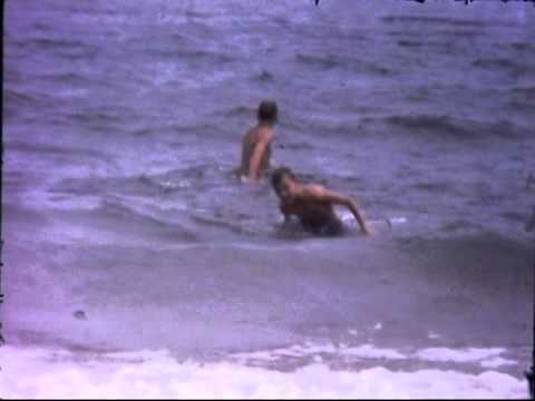 Dave and Robby Maenner at Lake Michigan, Kenosha, 1971, filmed by Paul Maenner