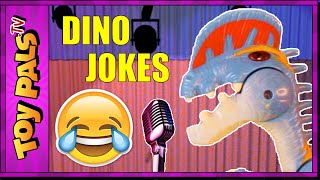 Funny DINOSAUR JOKES for Kids | Toy Dinosaur Comedy Club for Children on Youtube