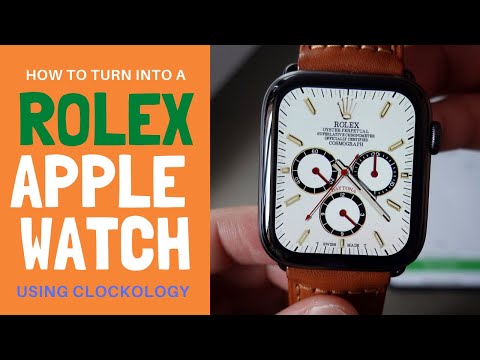 How to change Apple Watch face using Clockology | Turn into Rolex Apple Watch | Clockology tutorial