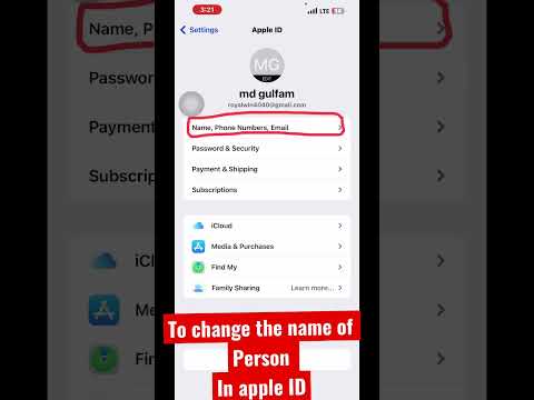 To change the name of owner of apple ID #viralshorts #tech #shorts #viraltechvideo #viraltechshorts