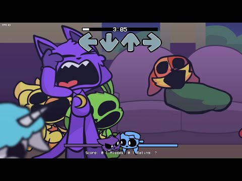 FNF Vs CatNap v2 Poppy Playtime Chapter 3 Sleep Well Mashup (2025 edition) + Baba Chops Mod