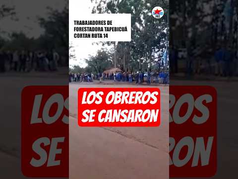 EN TAPEBICUÁ RESOLVIERON CORTAR LA RUTA#TAPEBICUA #CORRIENTES #RUTA14 #CORTE