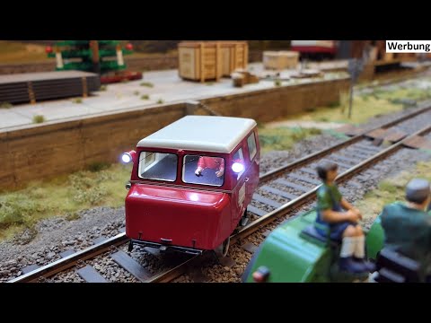 Preview 1:32 Klv 12 mit Hebdreh-Einrichtung von MO-Miniatur - Spur1-Tage 2022 Bericht 3 - Draisine