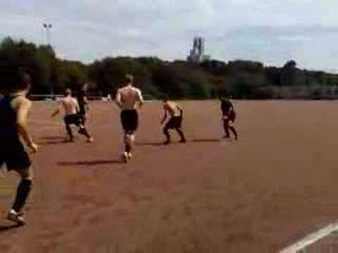 Deutz05 2te Mannschaft vor dem Spiel