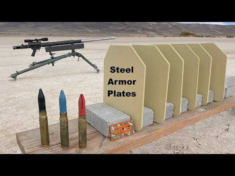Can steel Armor plates stop a 20mm round?