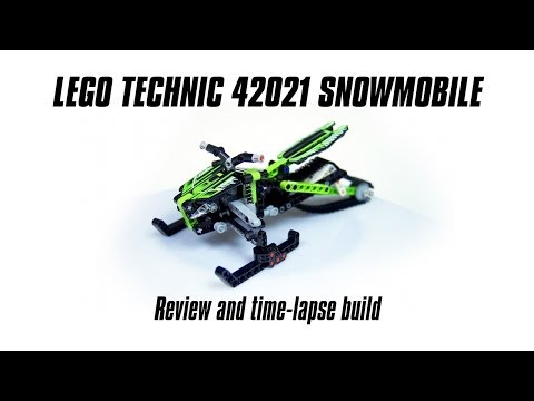 Vidéo LEGO Technic 42021 : La moto des neiges