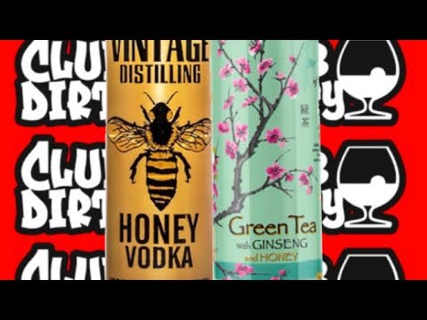 (21+ Content, Drink Responsibly) Vintage Distilling Honey Vodka x Arizona Green Tea