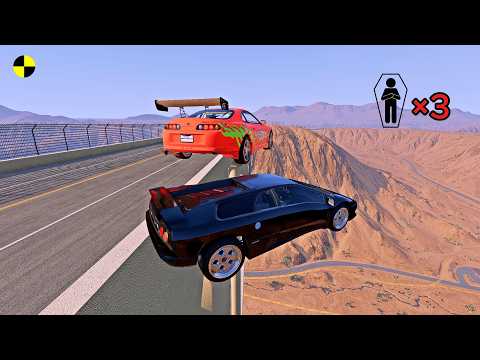 Realistic High-Speed Car Crashes in BeamNG.drive #121 | Ultra Detailed Crash Compilation