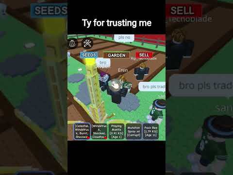 trading my 744T fruit for df. #roblox #growagarden #robloxshorts #shortsfeed #gaming