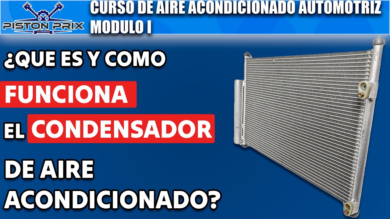 𝗤𝗨𝗘 𝗘𝗦 𝗬 𝗖𝗢𝗠𝗢 𝗙𝗨𝗡𝗖𝗜𝗢𝗡𝗔 𝗘𝗟 𝗖𝗢𝗡𝗗𝗘𝗡𝗦𝗔𝗗𝗢𝗥 𝗗𝗘 𝗔𝗜𝗥𝗘 𝗔𝗖𝗢𝗡𝗗𝗜𝗖𝗜𝗢𝗡𝗔𝗗𝗢❓ | CURSO de AIRE ACONDICIONADO AUTOMOTRI