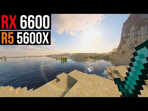 Insane Performance! RX 6600 Benchmarked in Minecraft 1.19.4 with 10 Shaders