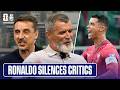 Keane Neville Ferguson React To Ronaldo S World Cup Brace