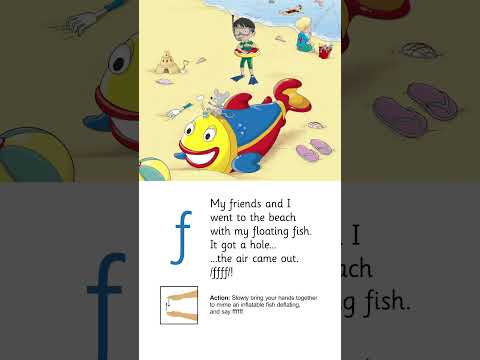 My Floating Fish - Jolly Phonics Song - Learn Letter Sound  /f/ for Kids #jollyphonics #lettersounds