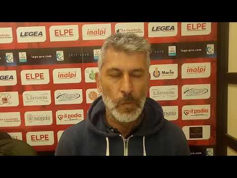 Scazzola al termine di Cuneo-Pro Piacenza