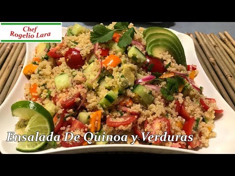 ENSALADA DE QUINOA , RECETA DELICIOSA!