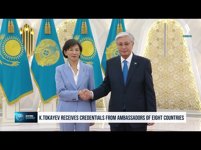 Kazakistan’da Yeni Atanan Büyükelçiler Güven Mektuplarını Devlet Başkanına Sundu