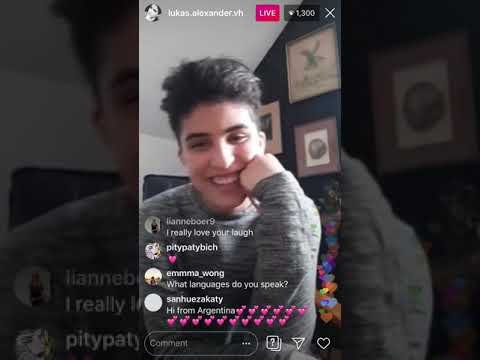 Lukas alexander (david in druck) live instagram