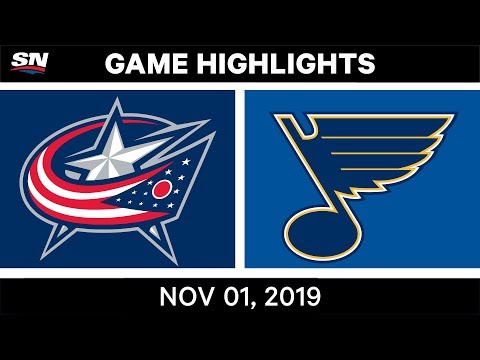 NHL Highlights | Blue Jackets vs Blues – Nov. 1, 2019
